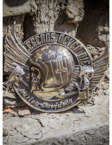 Plaque Métal Décorative * LEGENDS NEVER DIE * HARLEY DAVIDSON - Neuf